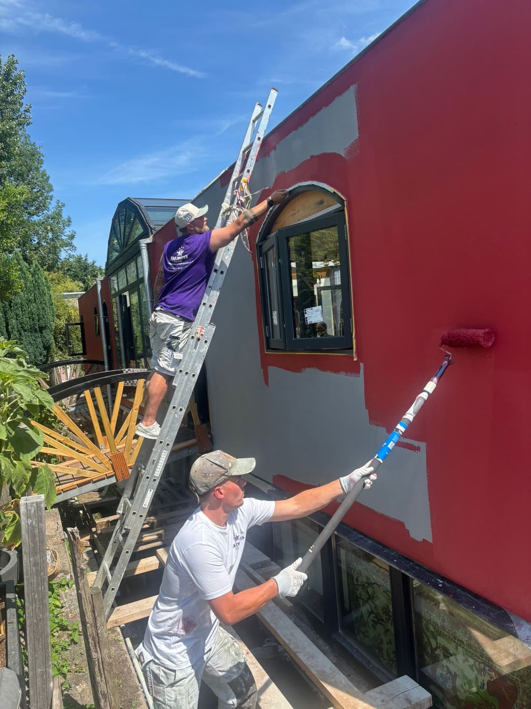 Professioneel schilderwerk aan moderne woning door Van Zwieten Schilders